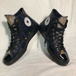 Converse Chuck Taylor All Star Customer m Glitter Unisex High Top Sneakers